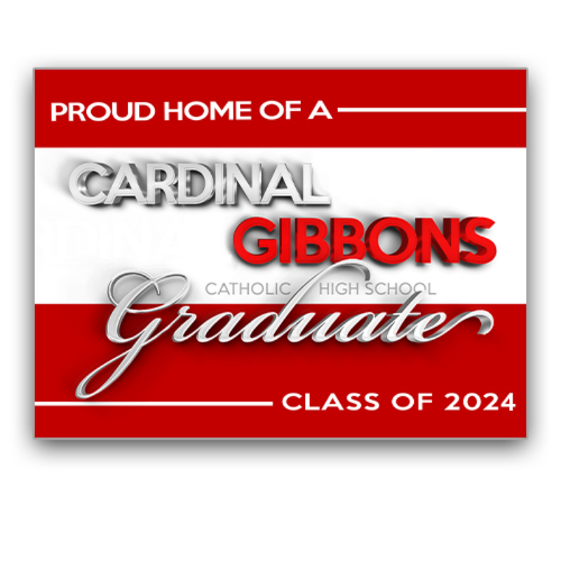 MILD - 18 x 24 Graduation Yard sign WITHOUT image  Main Image